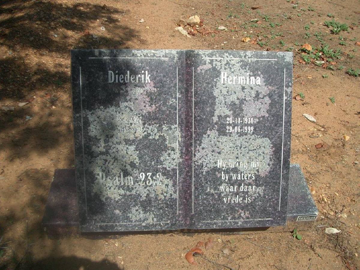 MULLER Diederik 1927-1999 &amp; Hermina 1930-1999
