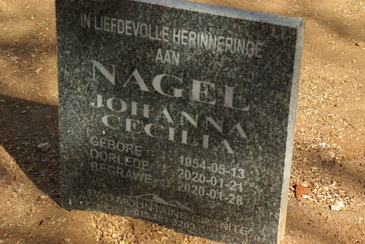 NAGEL Johanna Cecilia 1954-2020