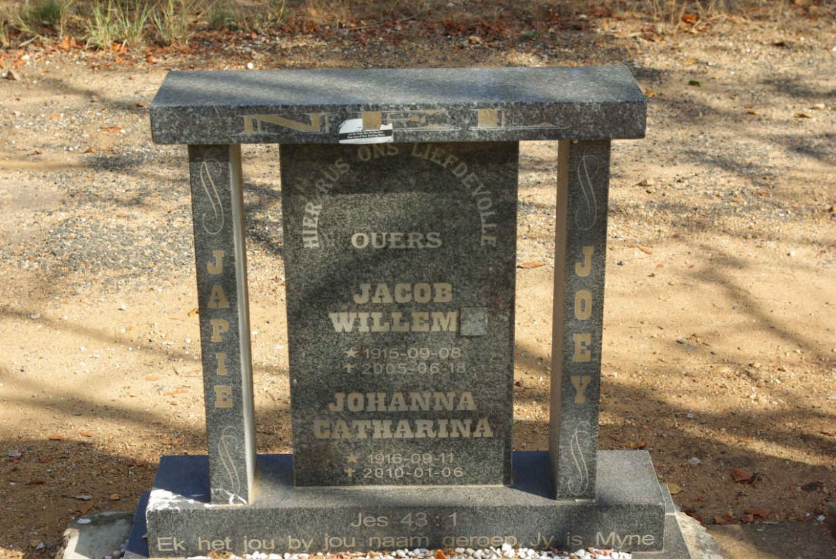 NEL Jacob Willem 1915-2005 & Johanna Catharina 1916-2010