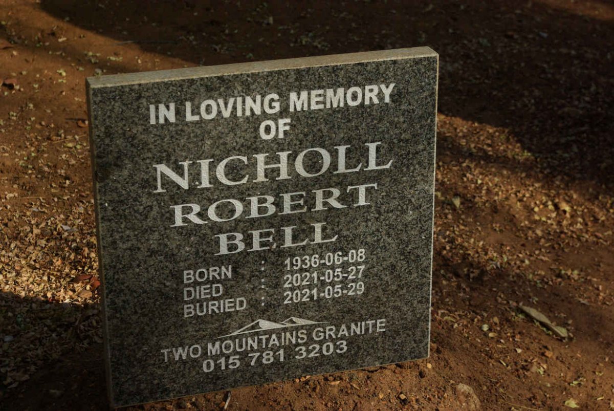 NICHOLL Robert Bell 1936-2021