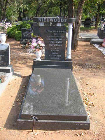 NIEWOUDT Hermanus Johannes 1970-1995
