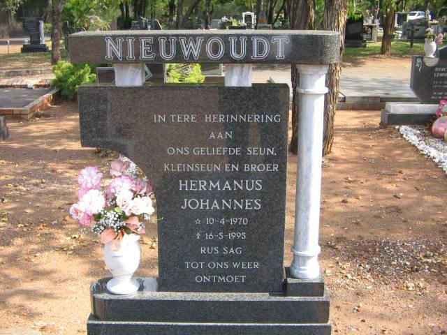 NIEUWOUDT Hermanus Johannes 1970-1995