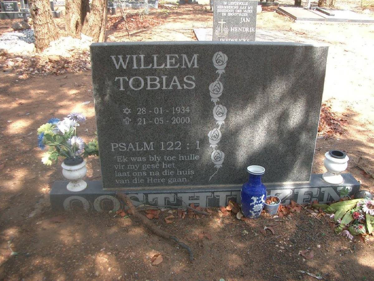 OOSTHUIZEN Willem Tobias 1934-2000