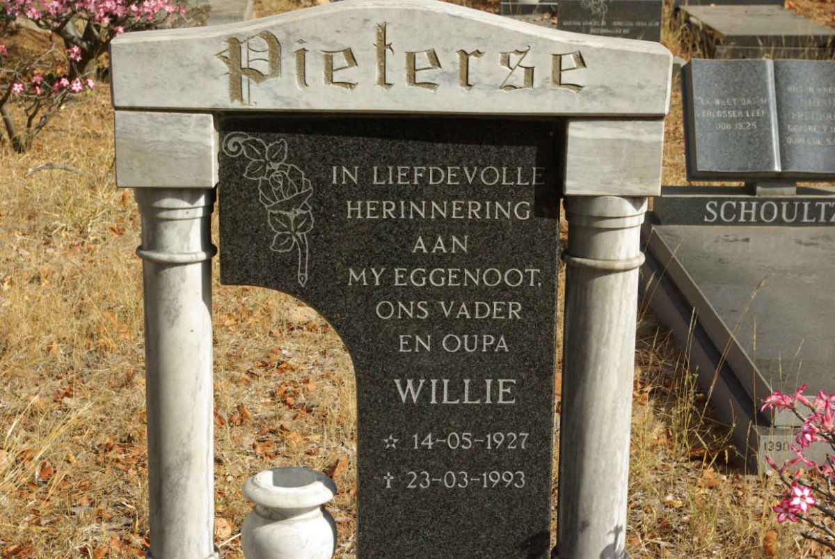 PIETERSE Willie 1927-1993