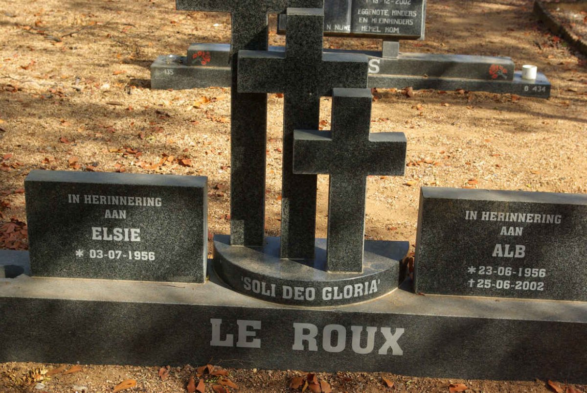 ROUX Alb, le 1956-2002 & Elsie 1956-