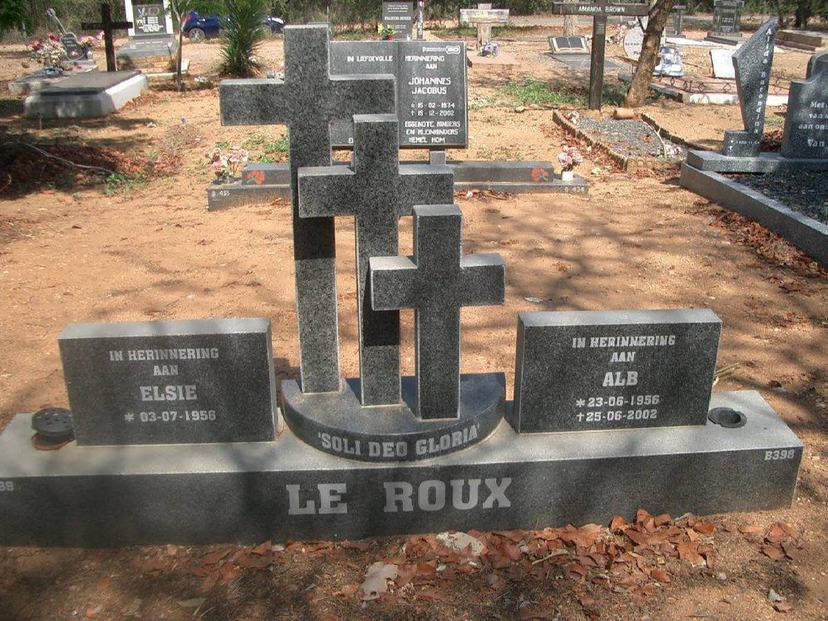 ROUX Alb, le 1956-2002 &amp; Elsie 1956-