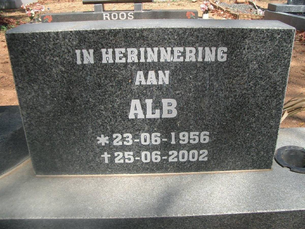 ROUX Alb, le 1956-2002