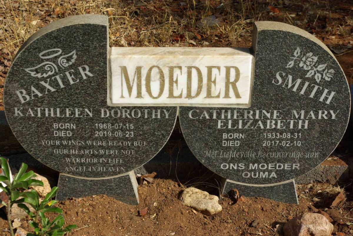 SMITH Catherine Mary Elizabeth 1933-2017 :: BAXTER Kathleen Dorothy 1968-2019_2