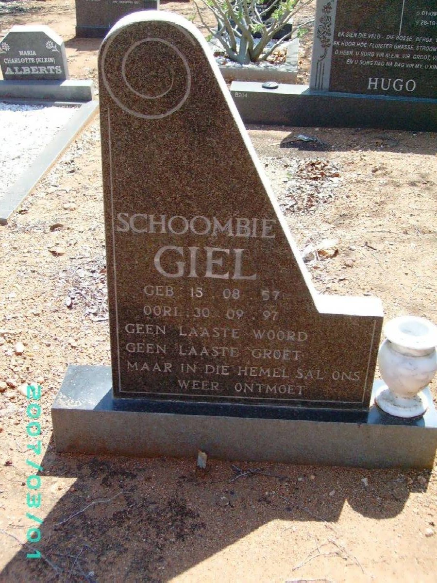 SCHOOMBIE Giel 1915-1930