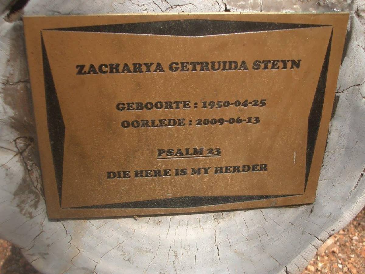STEYN Zacharya Gertruida 1950-2009 _2