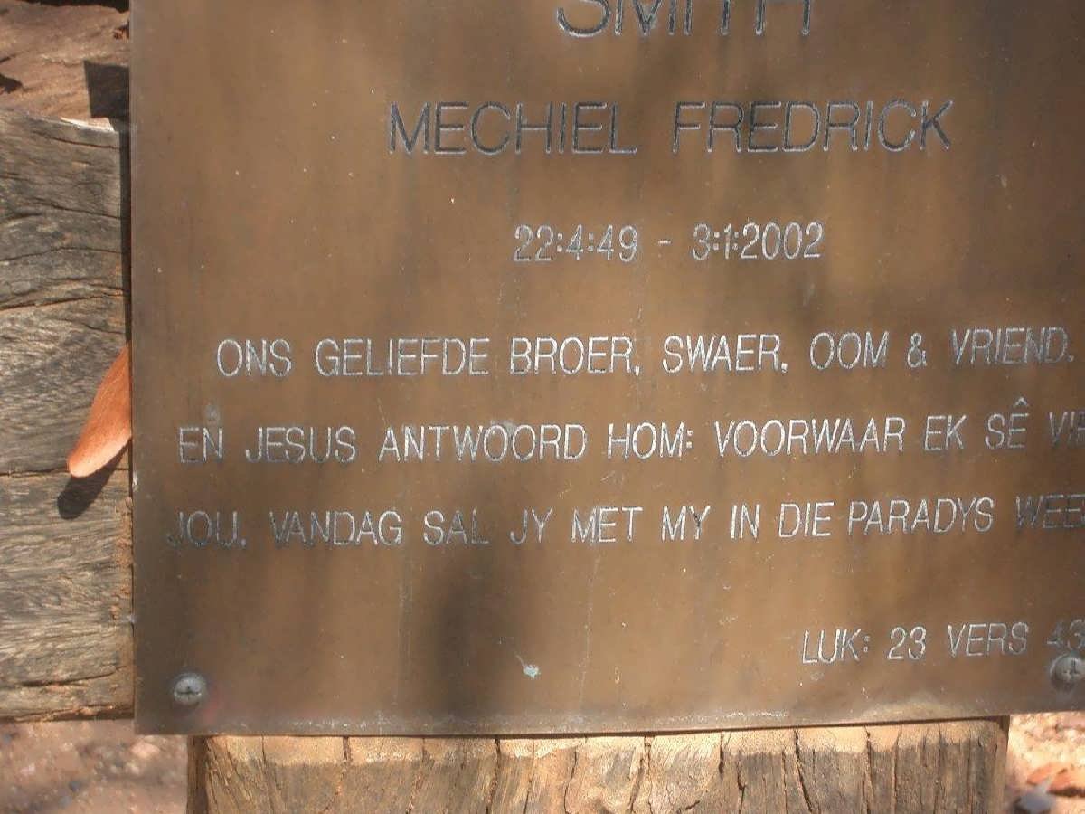 SMITH Mechiel Fredrick 1949-2002