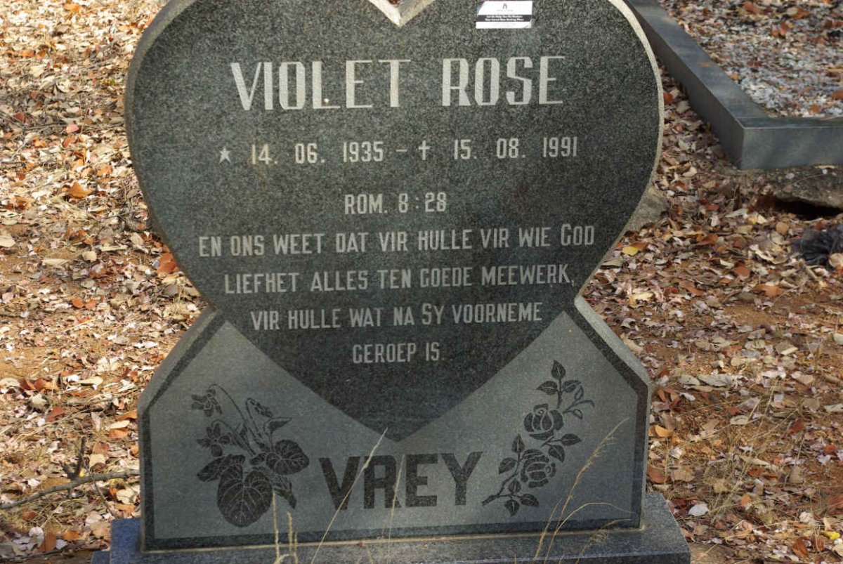 VREY Violet Rose 1935-1991