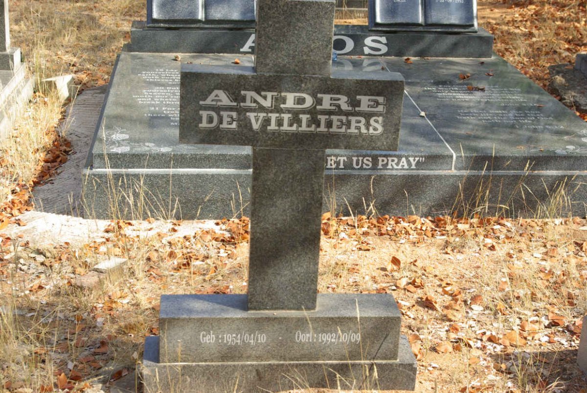 VILLIERS Andre, de 1954-1992