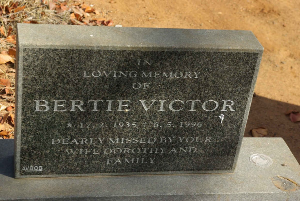 VICTOR Bertie 1935-1996