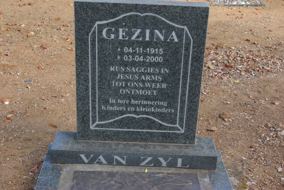 ZYL Gezina, van 1915-2000