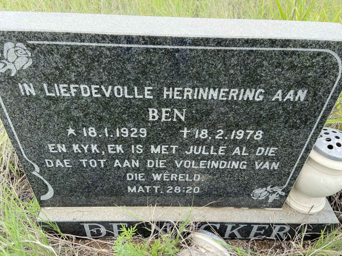 NECKER Ben, de 1929-1978