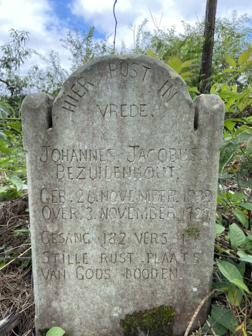 BEZUIDENHOUT Johannes Jacobus 18?8-1929