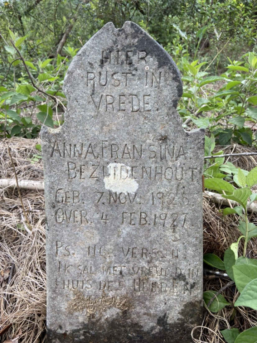 BEZUIDENHOUT Anna Fransina 1925-1927