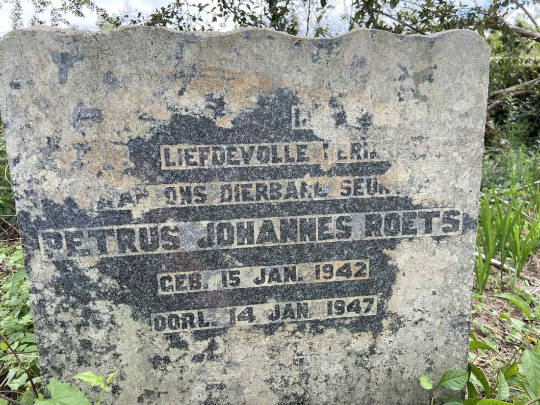 ROETS Petrus Johannes 1942-1947