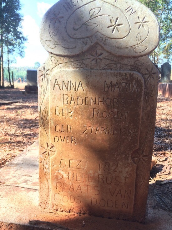 BADENHORST Anna Maria nee ROODT 1868-