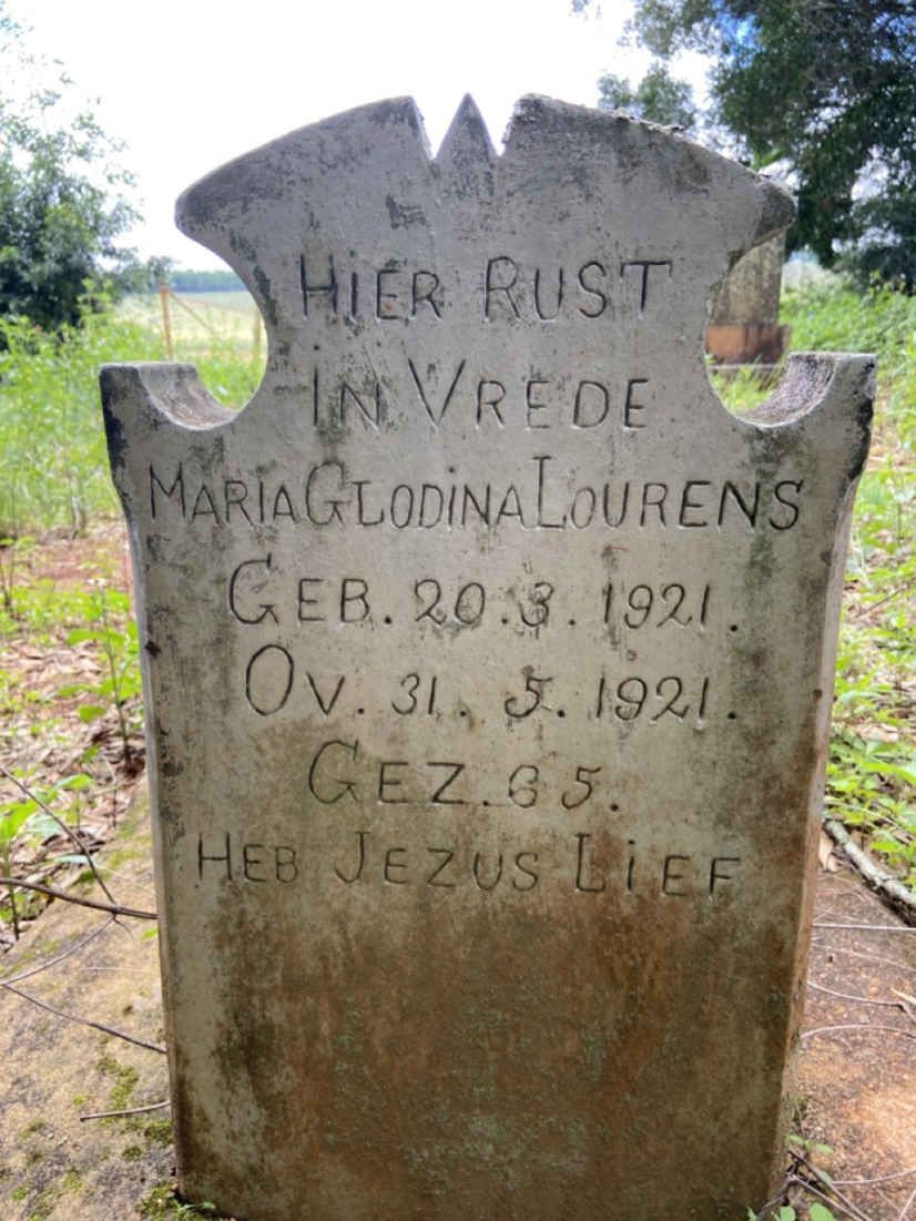 LOURENS Maria Glodina 1921-1921