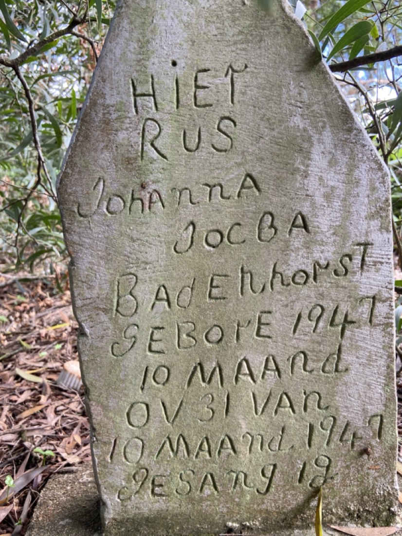 BADENHORST Johanna Jocba 1947-1947