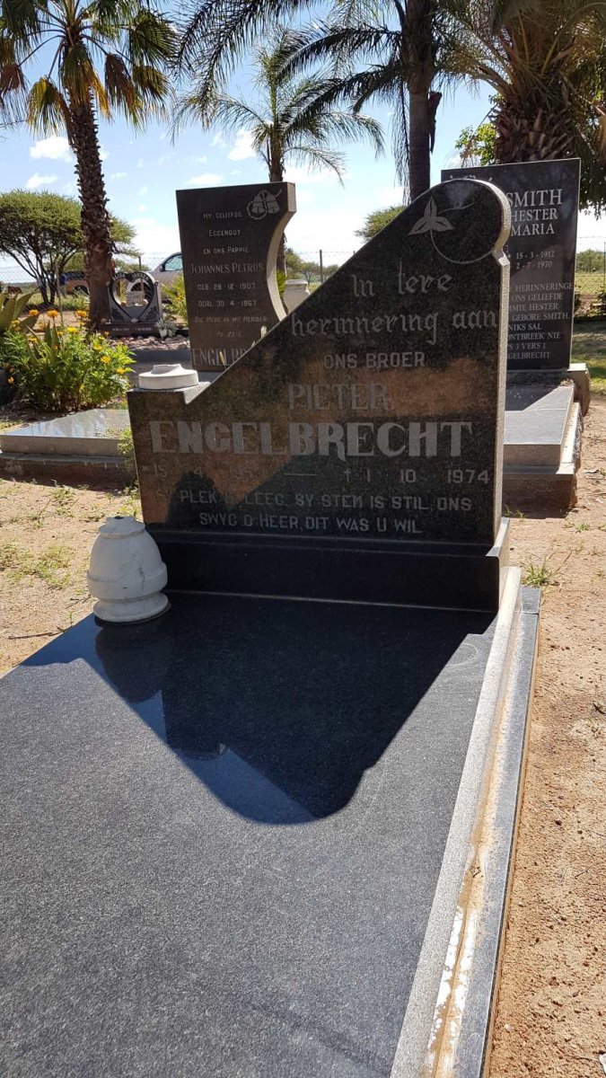 ENGELBRECHT Pieter 1953-1974
