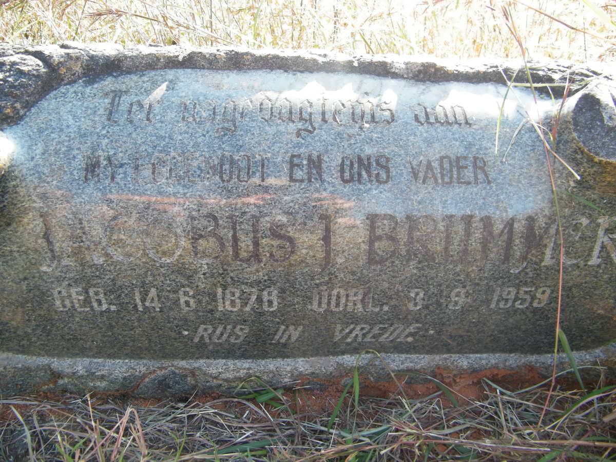 BRUMMER Jacobus J. 1878-1959