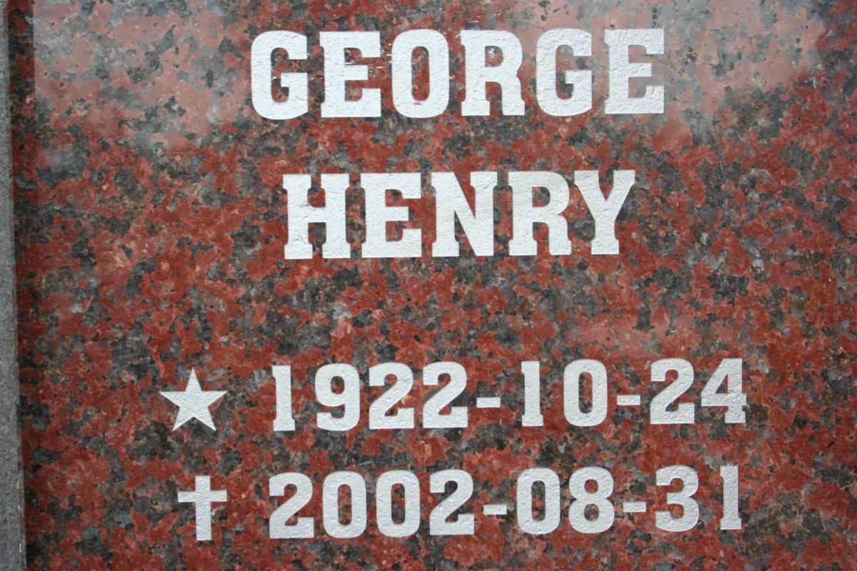 ALLISON George Henry 1922-2002