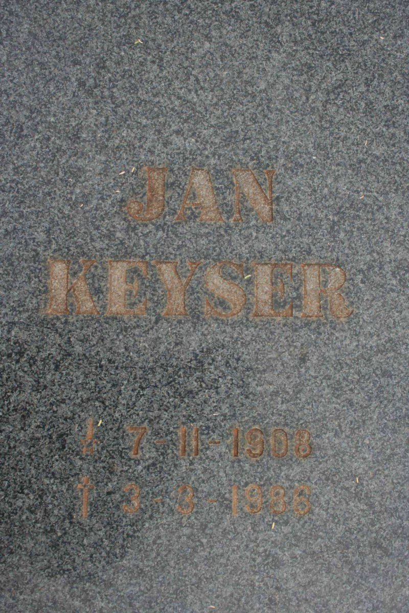 JOUBERT Jan Keyser 1908-1986