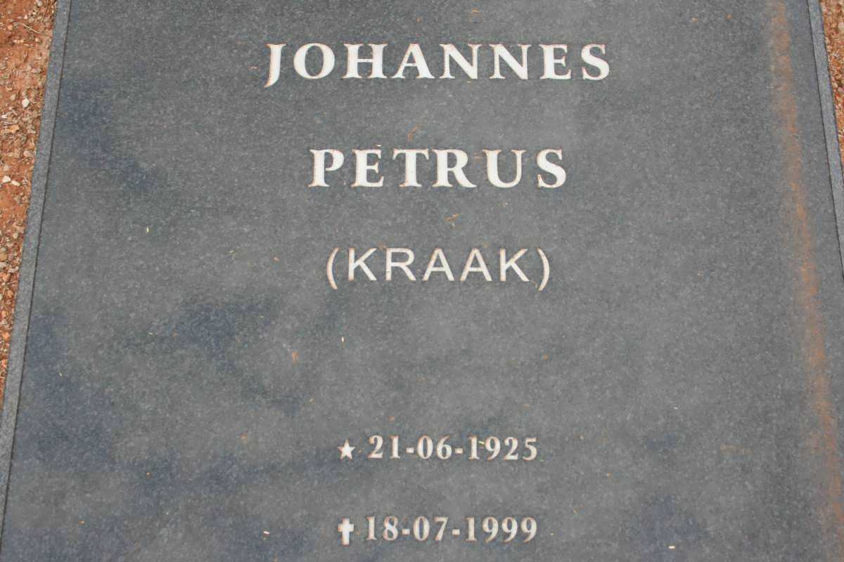 PIENAAR Johannes Petrus 1925-1999