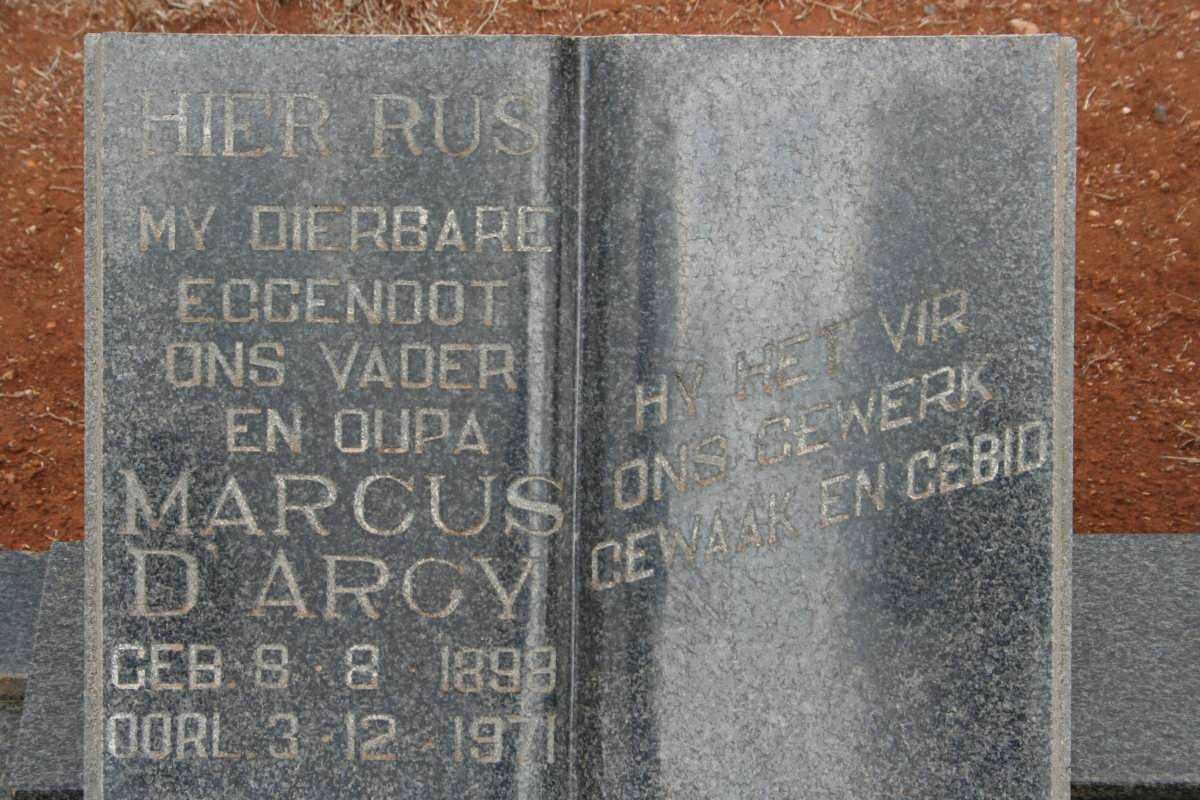 VOGEL Marcus D'Arcy 1898-1971