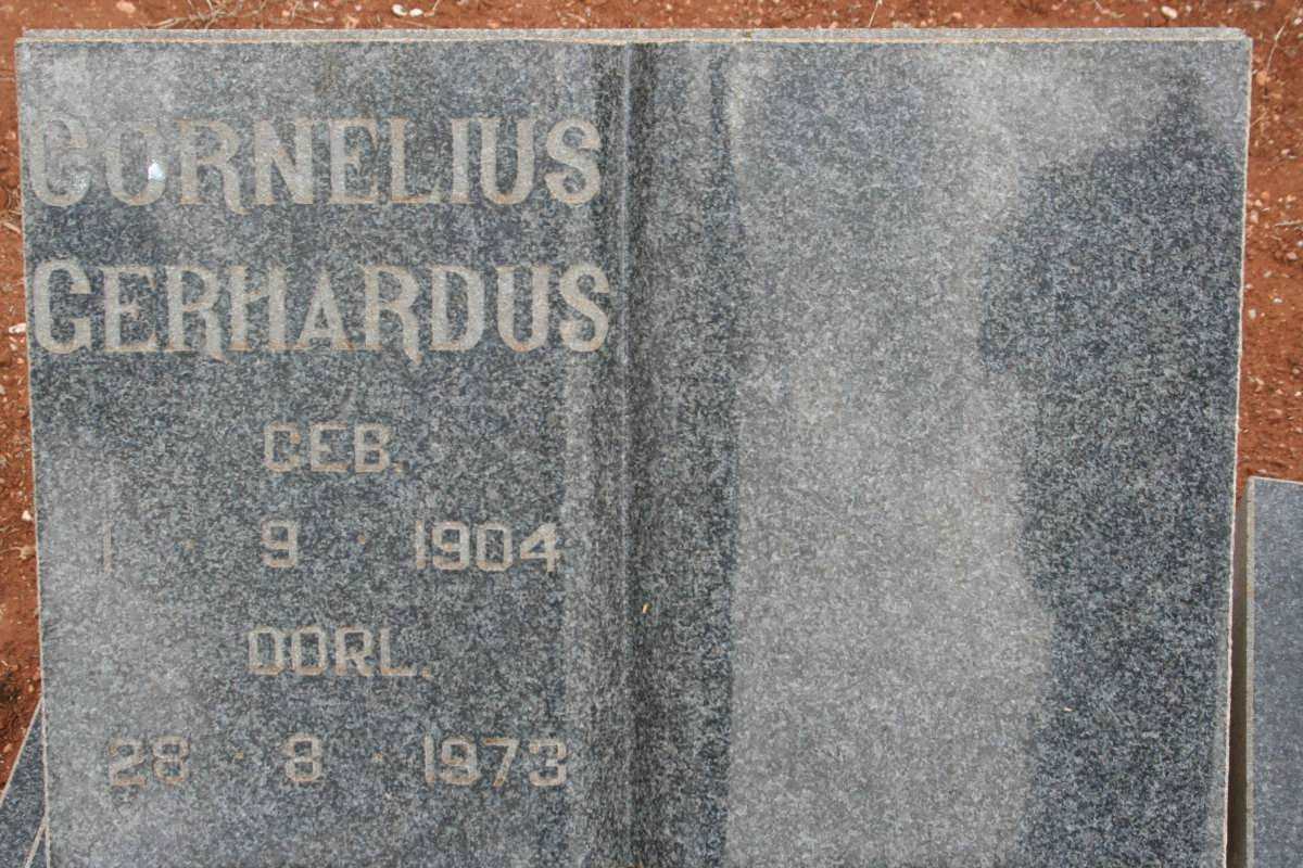 COETZEE Cornelius Gerhardus 1904-1973