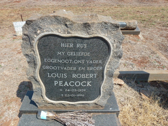 PEACOCK Louis Robert 1939-1996