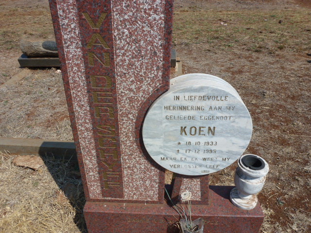 SCHYFF Koen, van der 1933-1995