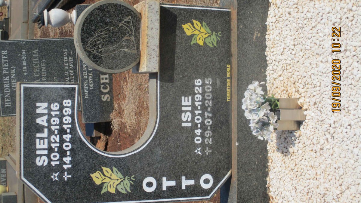 OTTO Sielan 1916-1998 &amp; Isie 1926-2005