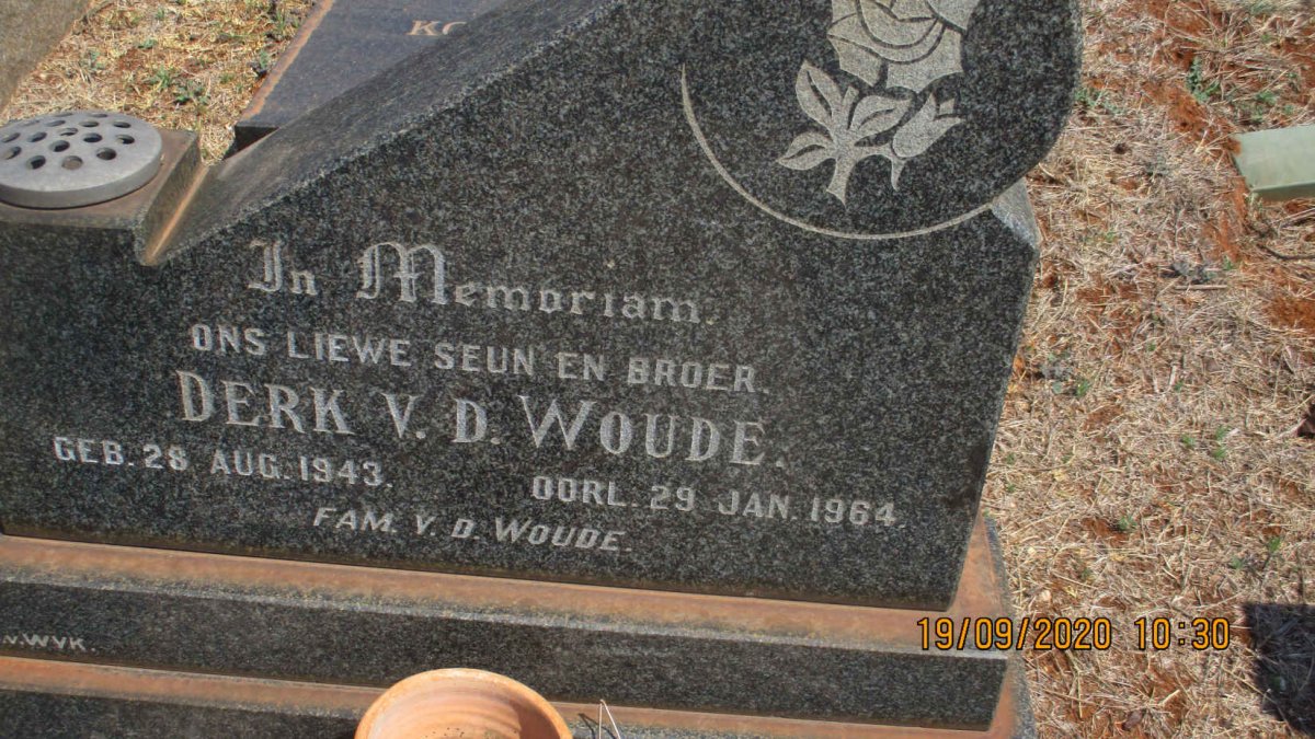 WOUDE Derk, v.d. 1943-1964