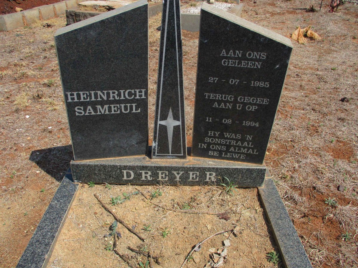 DREYER Heinrich Sameul 1985-1994