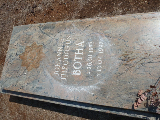 BOTHA Johannes Theodorus 1972-1992