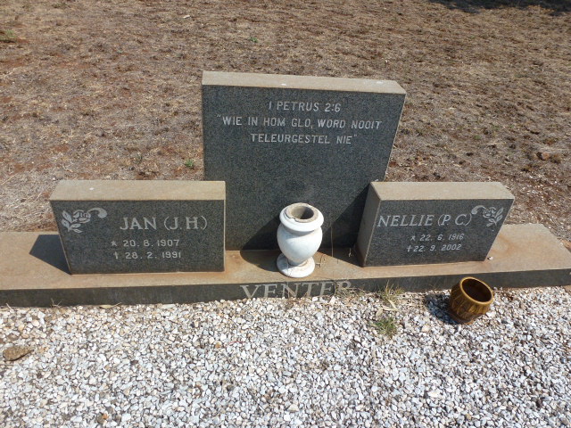 VENTER J.H. 1907-1991 &amp; P.C. 1916-2002