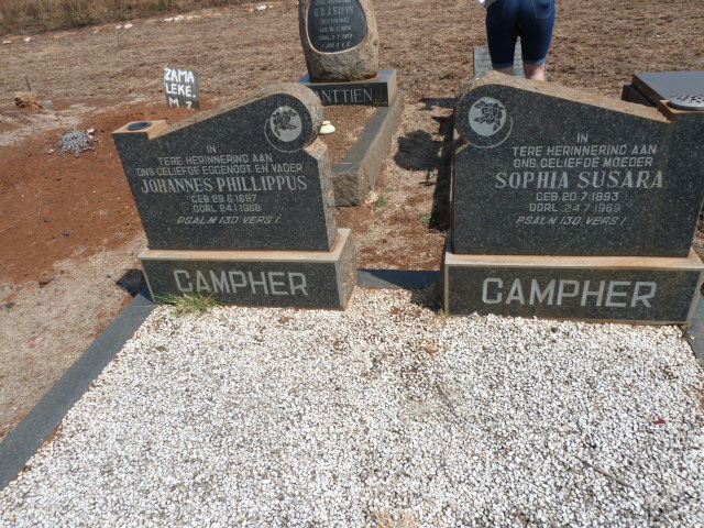 CAMPHER Johannes Phillippus 1887-1968 &amp; Sophia Susara 1893-1969