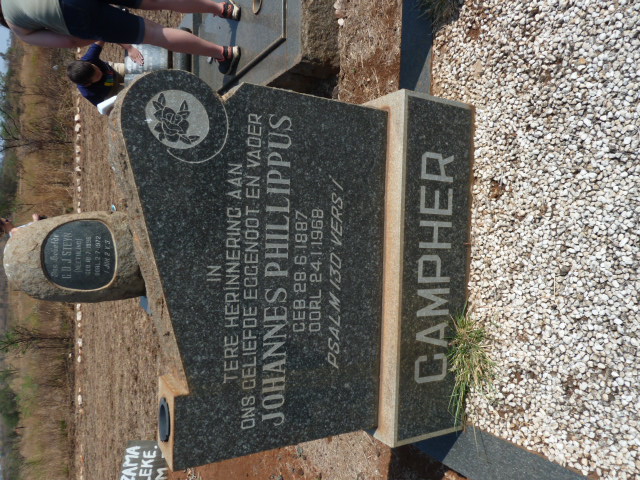 CAMPHER Johannes Phillippus 1887-1968 &amp; Sophia Susara 1893-1969