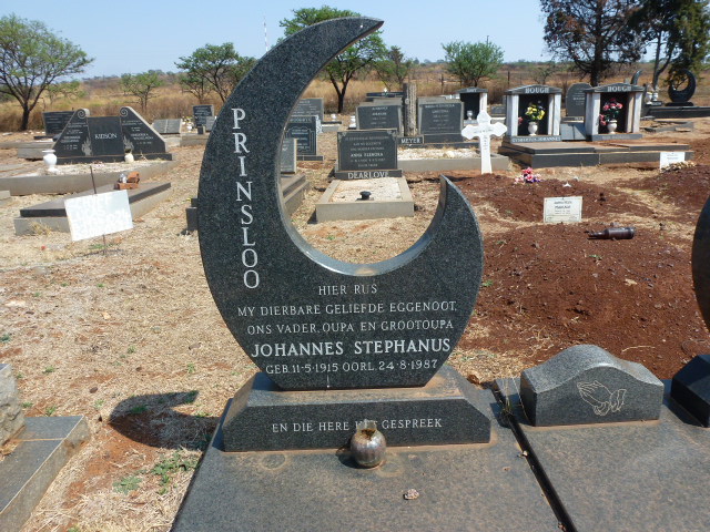 PRINSLOO Johannes Stephanus 1915-1987 &amp; Susanna Josina DE BEER 1922-2003
