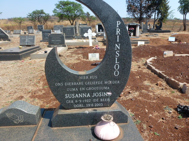 PRINSLOO Johannes Stephanus 1915-1987 &amp; Susanna Josina DE BEER 1922-2003