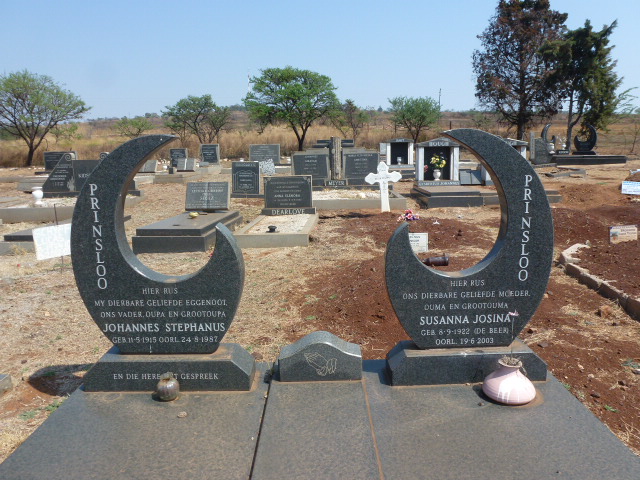 PRINSLOO Johannes Stephanus 1915-1987 &amp; Susanna Josina DE BEER 1922-2003