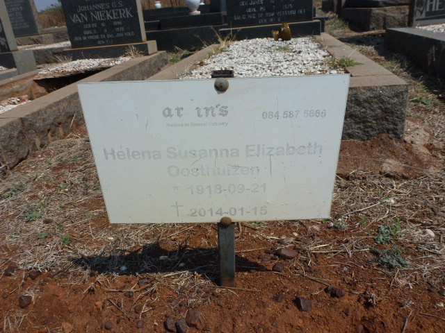 OOSTHUIZEN Helena Susanna Elizabeth 1918-2014