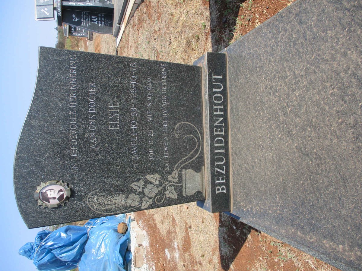 BEZUIDENHOUT Elsie nee DAVEL 1953-1978