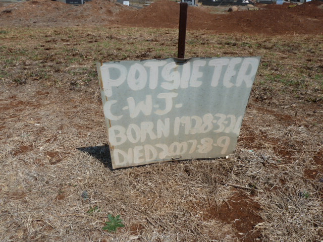 POTGIETER C.W.J. 1928-2007