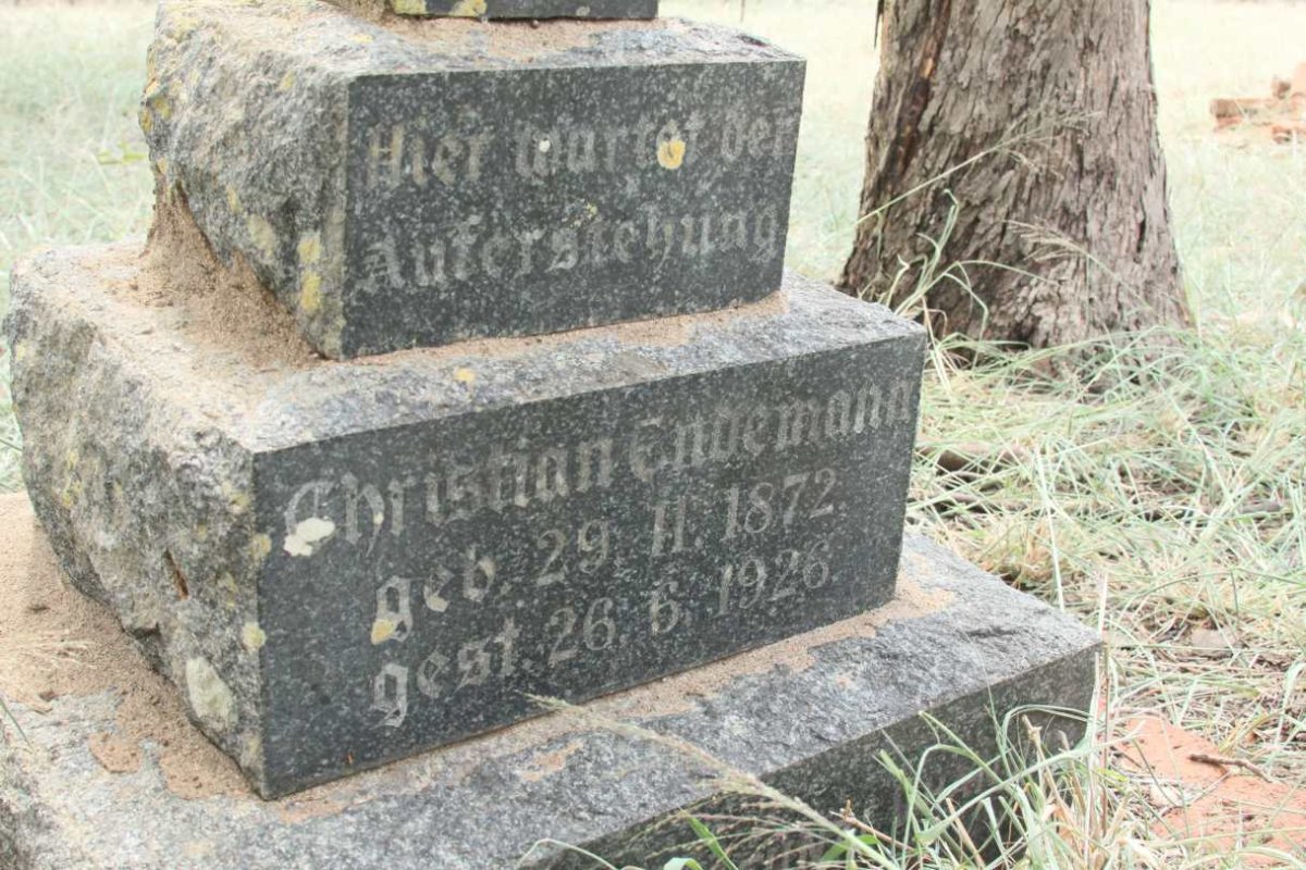 ENDEMANN Christian 1872-1926