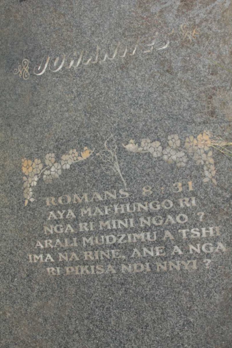 RADALI Ramarumo Johannes 1842-1944